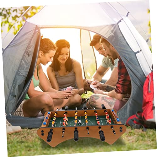 POPETPOP 1stk Tischtennis Tischfussball Eltern-Kind-fußballspiel Tischfußballspiel Fußballzubehör Kickertisch Für Bastelspielzeug Bezauberndes Fußballspiel Rostfreier Stahl Green – Bild 7