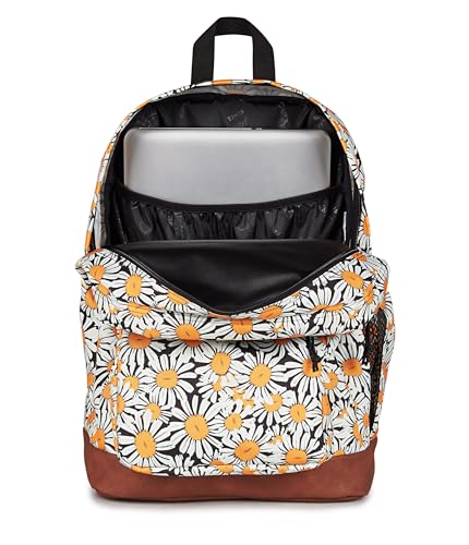 Image of JanSport Cool Backpack with 15-inch Laptop Sleeve, Large Computer Bag Rucksack with 2 Compartments, Ergonomic Straps, Daisy Dreamscape