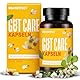 BRAINEFFECT Gut Care - Mit 20 Mrd. Bakterienkulturen Bifidobacterium & Lactobacillius, Calcium, Vitamin B6 & B12-60 Kapseln