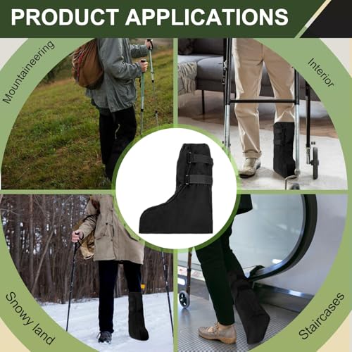 Medizinische Schuhüberzieher Stiefelabdeckung,Air Cam Walker Frakturstiefel,Wasserdicht Frakture Stiefelabdeckung,Medizinischer Orthopädischer Stiefel für Gebrochenen Fuß,Verstauchten Knöchel (M)