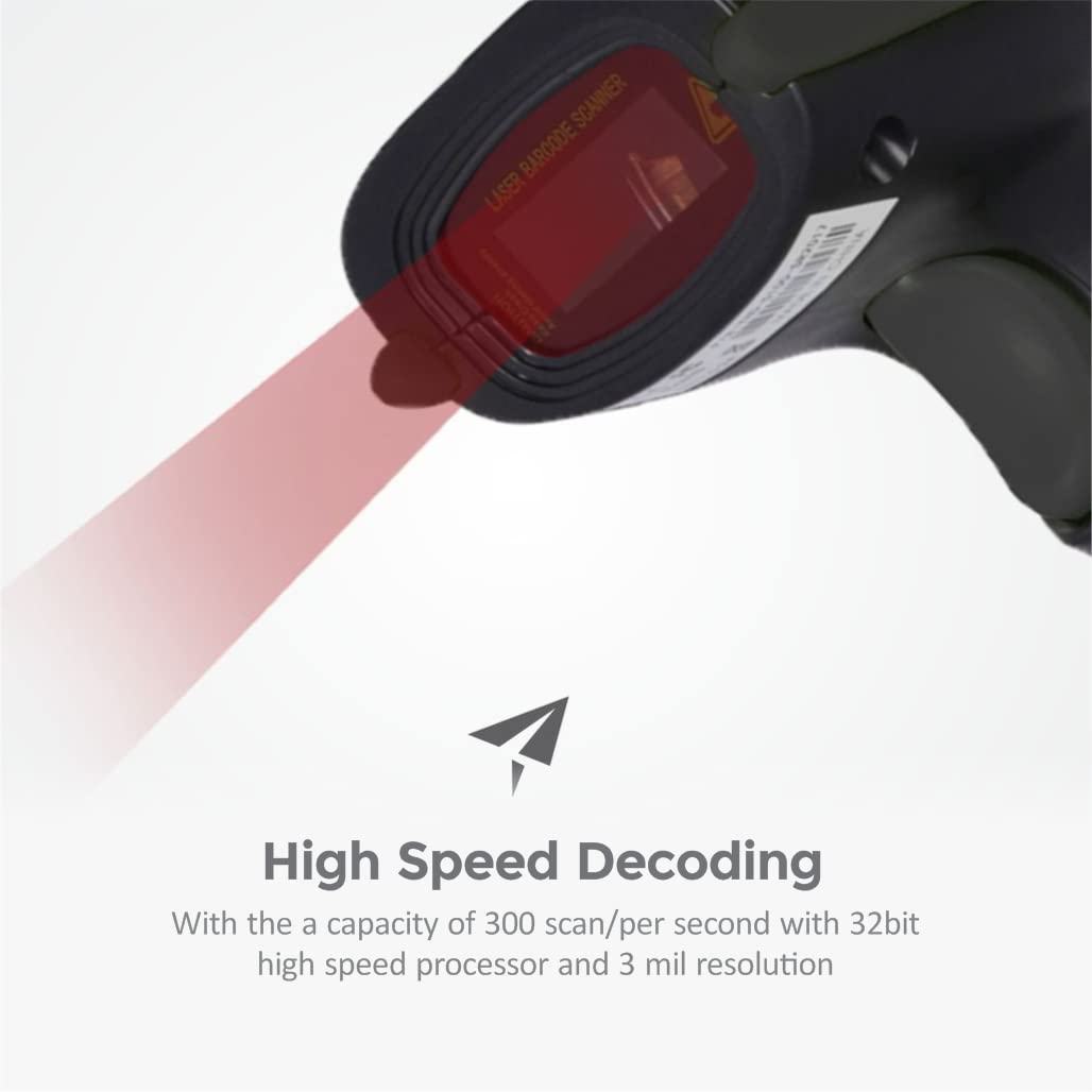 Astrum Laser Barcode Scanner - BS210 4