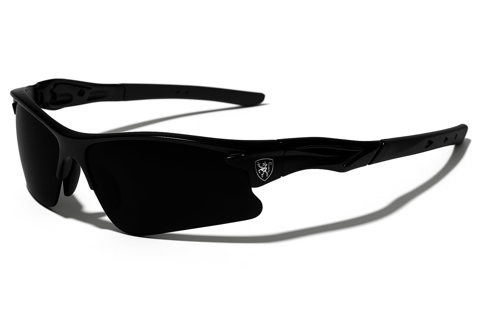 Non Polarized Mirrored Oversized Sports Sunglasses for Men Women, Outdoor Cricket Cycling Hiking Fishing Running Driving Baseball UV 400 Protection Anti Glare Goggles-picture-30