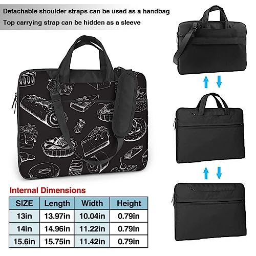 Sac à main pour ordinateur avec bandoulière imprimé tableau noir