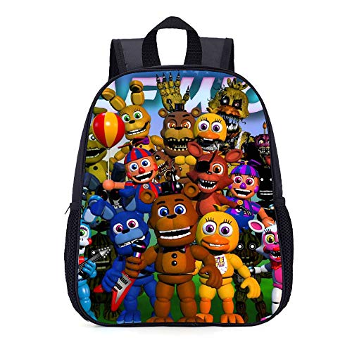 Five Nights at Freddy Mochila Casual Escolar Bolso de Viaje de Dibujos Animados Impresa