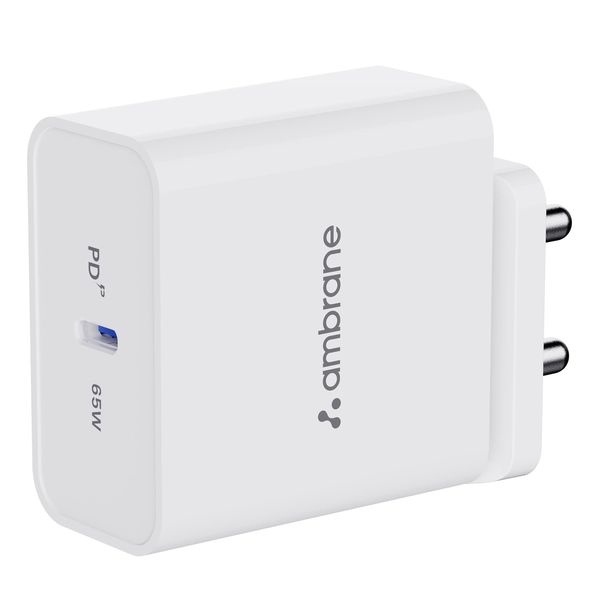 See full amazon price history chart for Ambrane 65W Type C Port Laptop & Mobile Charger Adapter for iPhone, MacBook Pro/Air, iPad, One Plus, Samsung & Other Type C Enabled Devices, Fast Charging PD Technology (RAAP H65, White) Ambrane 65W Type C Port Laptop & Mobile Charger Adapter for iPhone, MacBook Pro/Air, iPad, One Plus, Samsung & Other Type C Enabled Devices, Fast Charging PD Technology (RAAP H65, White) (B09WYK187M) Amazon Price History, Amazon Price Tracker