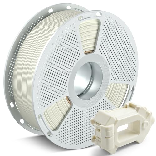 SUNLU PC Filament 1KG, 1.75mm Polycarbonate 3D Printer Filament, High Temperature Reusable Spool, Impact Resistance & Tough, 1KG Spool, Lime White