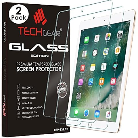TECHGEAR Tempered Glass Protector for iPad Cover