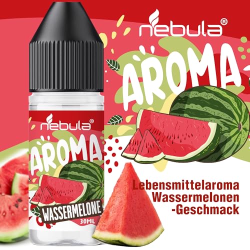 Nebula | WASSERMELONE - Lebensmittelaroma, Wassermelonengeschmack 30mil | Extrakte - Hohe Qualität