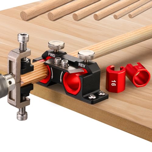 Maschera Per Tasselli Regolabile In Alluminio - 8 Fori Da 8-20mm Per Fresatura Legno E Fai Da Te - Foto 6