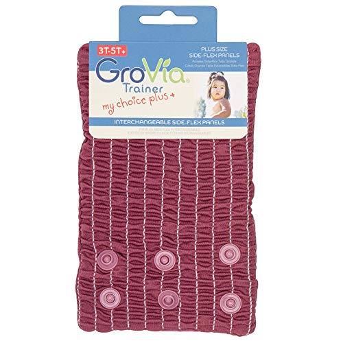 GroVia My Choice - Paneles laterales flexibles para entrenamiento My Choice (3T-5T, pétalo)