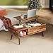 WLIVE Coffee Table for Living Room, Lift Top Coffee Table with Storage, Small Rising Wooden Dining Center Table with Storage Shelf & Hidden Compartment, 39