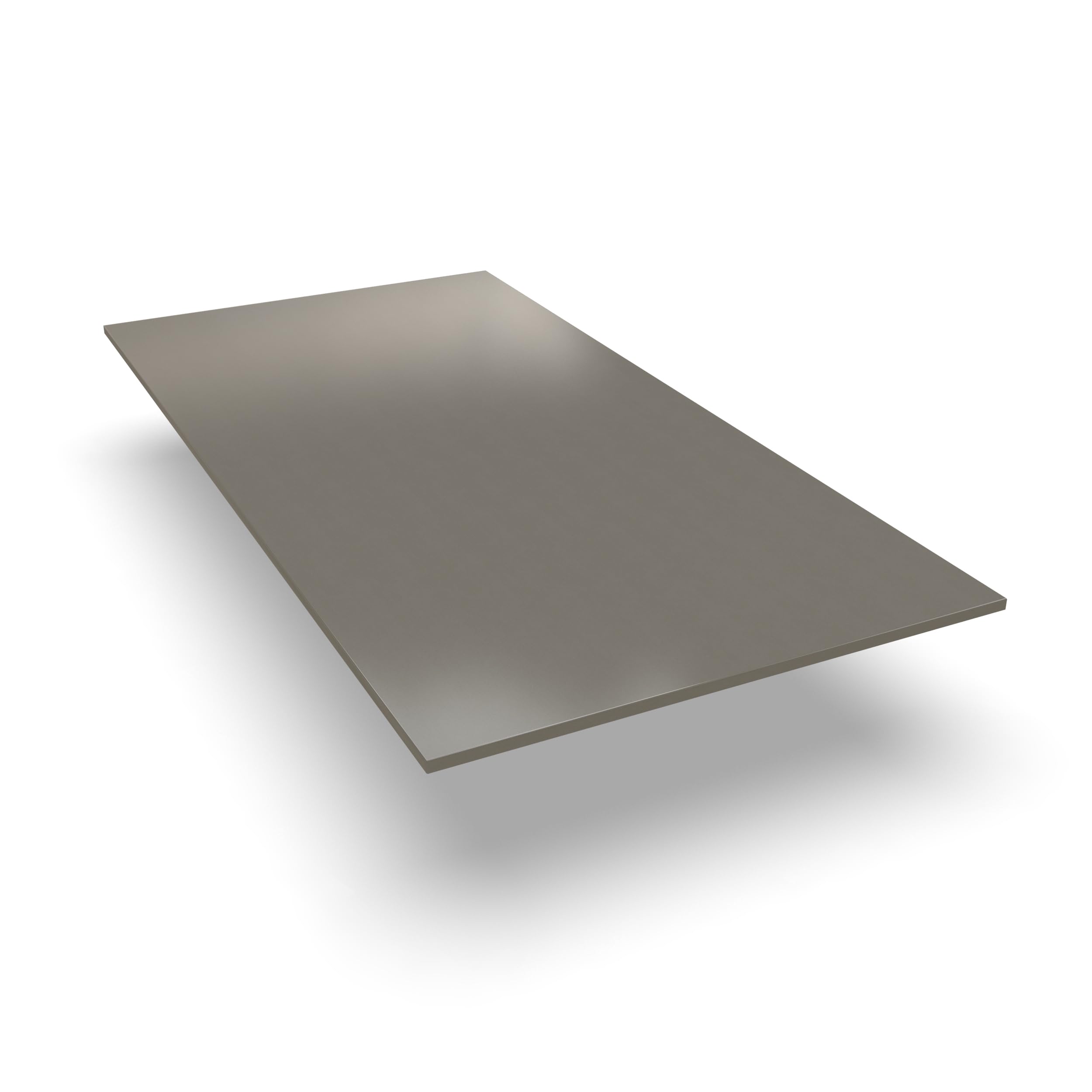 AUPROTEC Piano del tavolo 19mm Alux Caviar 100x60 cm I Pannello truciolare con bordo ABS da 2mm e incollaggio PU I rivestito in melammina I elegante e idrorepellente