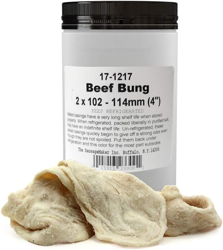 Natural Beef Bung, 102-114mm (4"-4 1/2") TWO PACK