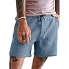 YAOBAOLE Short et Bermudas Homme Cuissard Running Hommes Short Musculation Homme Bermuda Ete Hommes Shorts de Course À Pied Bleu L