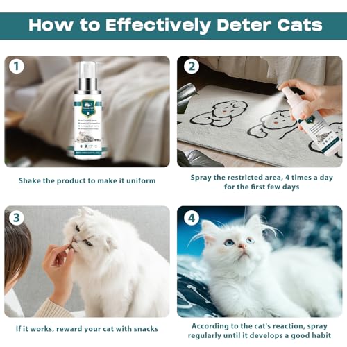 Hada Labo Tokyo Enhanced Cat Deterrent Spray, Cat Repellent Indoor And Outdoor For Cat And Kitten, Protecting Furniture, Effective Cat Scratch Deterrent Training Aid For Furniture thumb #5