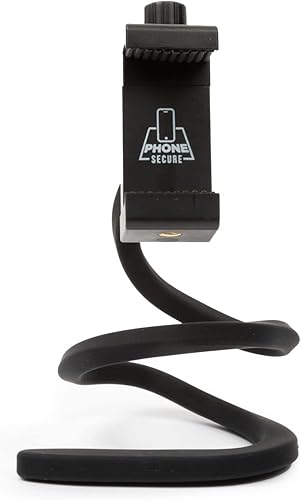 Soporte para cámara de teléfono celular, totalmente ajustable, se fija a todas las superficies, trípode, monopié, seguro, graba y comparte contenido