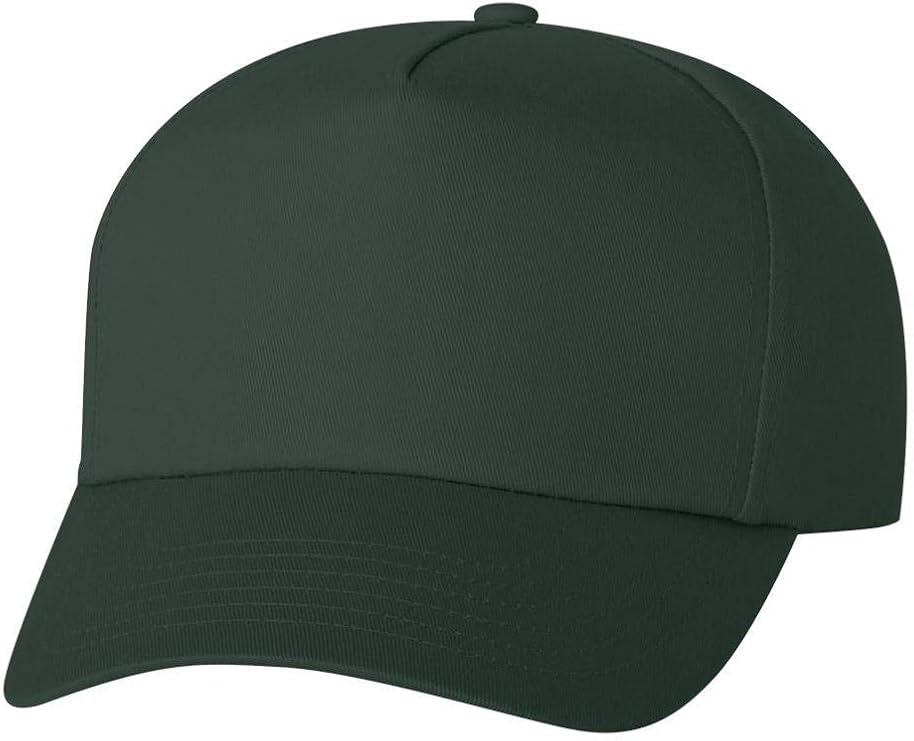 Valucap - Five-Panel Twill Cap - 8869 - Adjustable - Forest
