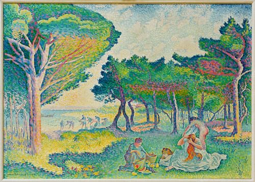 Tableaux Bords de Méditerranée par Henri Edmond Cross, poster sur toile de 60x90cm