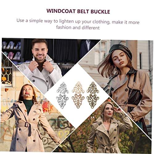 VILLCASE 3 Pçs Fivela Suéter Sapo Botão Para Cima Cardigã Cachecol Suéter Capa Fecho Casaco Fecho Br