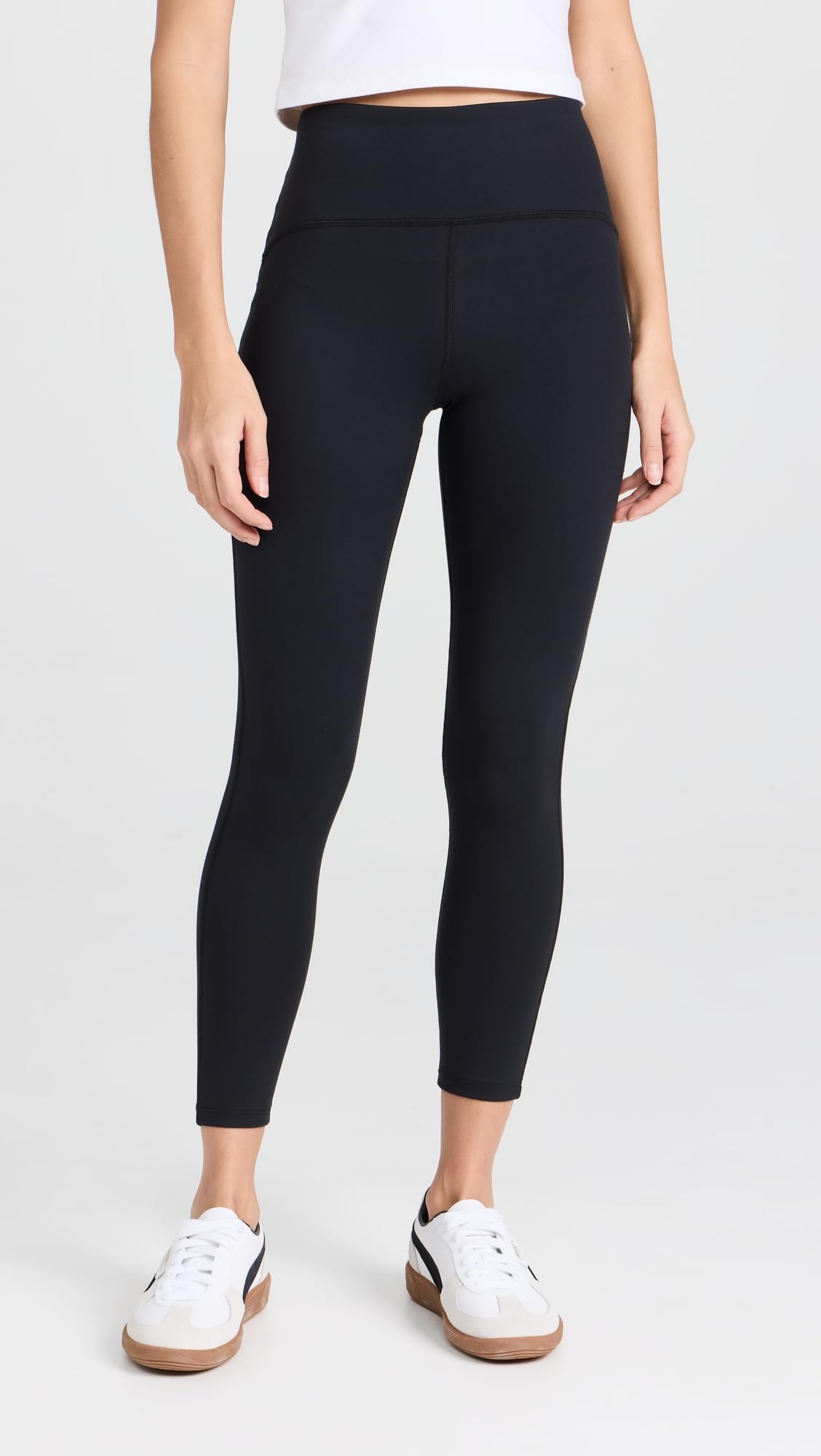 Beyond Yoga Women's Powerbeyond Strive High Waist Midi Leggings, Black, XL