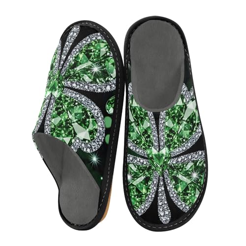 MNSRUU Fuzzy Slippers House Slippers for Women Men Gnomes Rose Black Plush Warm Slippers Winter Soft Slippers Bedroom Shoes Plush Lining Indoor Non-slip - Main Image