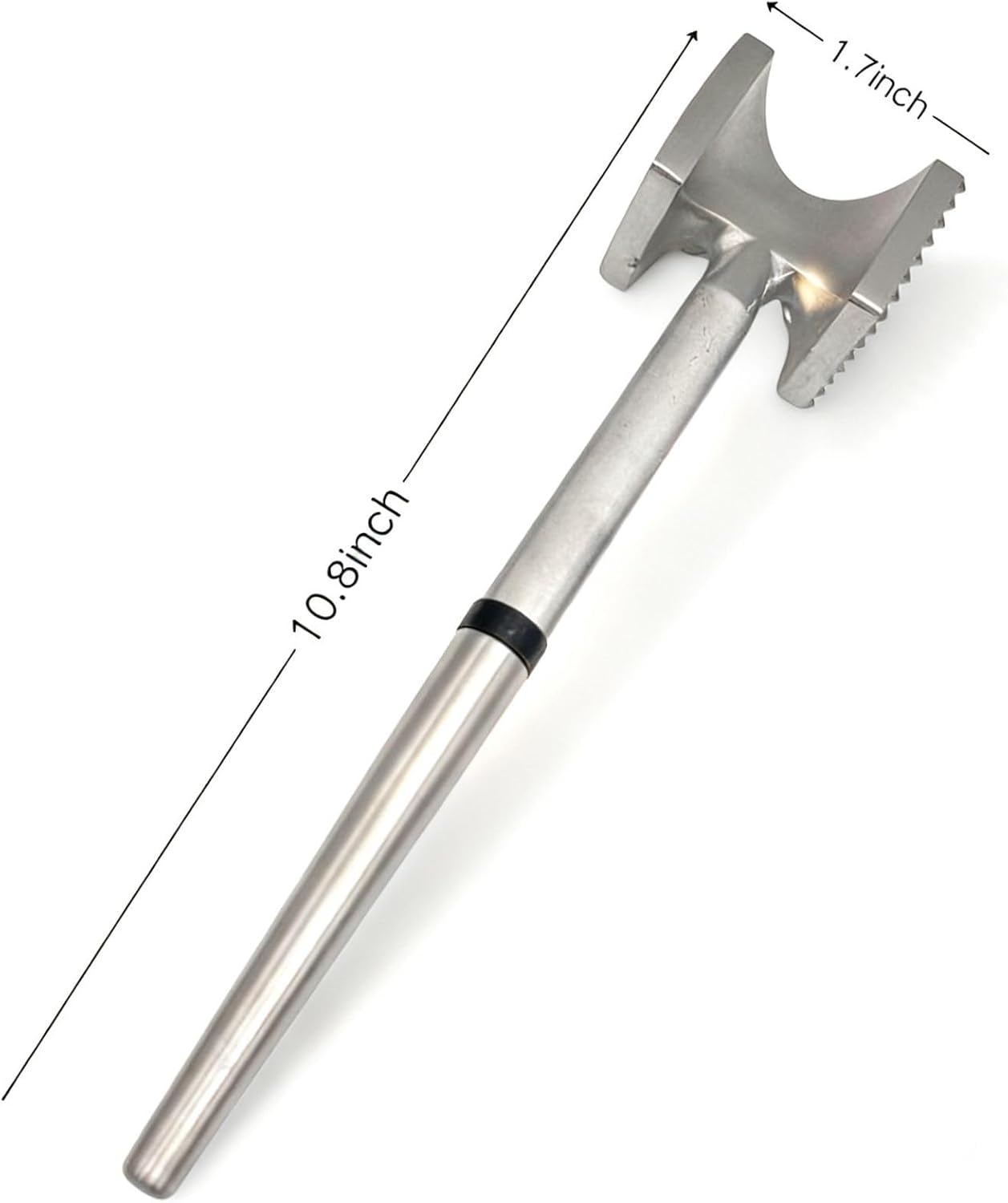 肉たたき器 丈夫で頑丈なミートハンマー マッシャー キッチン両面肉たたきツール ステーキ、牛肉、鶏肉、ナッツを柔らかくするため