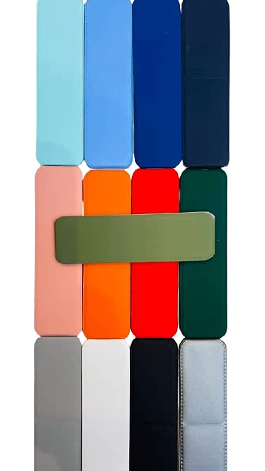 Zege Magnetic Mobile Phone Holder Lazy Multi-functional Vertical And Horizontal Stand Foldable Back Stick Mobile Phone Stand (RED)