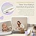 Yunioo Foldable Baby Changing Pad. Moses Basket or Oval Bassinet Mattress Pad with Ultra Soft Cover. Replacement Diaper Changing Station Mattress. Changing Table Topper for Dresser. 29” x 15”