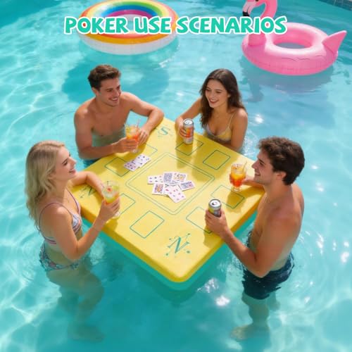 Mesa Flotante Mahjong para Piscina Doble Cara Multiuso miniatura 6