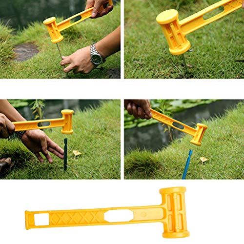 CLISPEED Tenda Martelo Macete Camping Chão Prego Prego Martelo Ferramentas de Carpintaria 2Pcs Amare