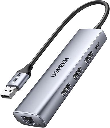 UGREEN USB Hub with Gigabit Ethernet Adapter - Thumbnail 5