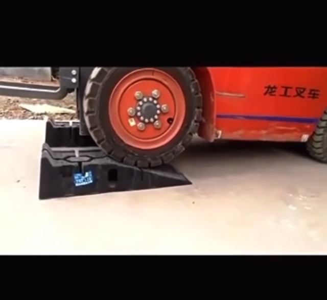 Rampas para autos 2 pcs con tope de neumático portátil miniatura 7
