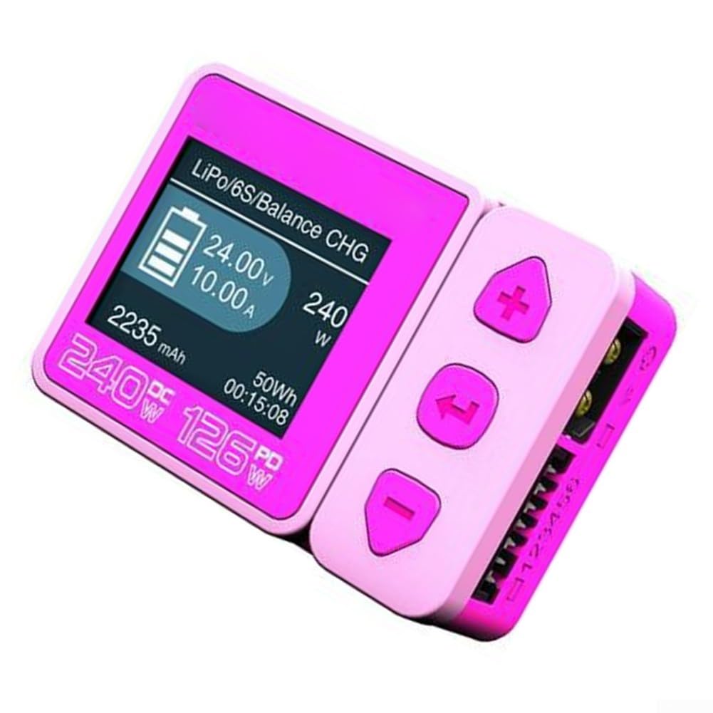B6neo+ Smart RC para cargador 240W DC Balance para lipo B6neo+ Smart (rosa)