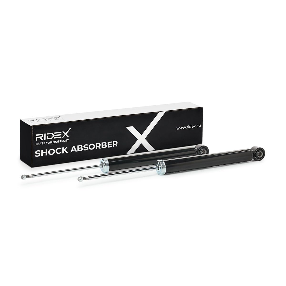 RIDEX 2x Amortisseur Arrière Pression de gaz Compatible avec VW Tiguan I 5N TIGUAN VAN 5N, AUDI Q3 8UB, 8UG