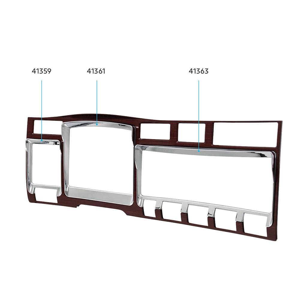 Speed, Tachometer Dash Panel Trim 2006-18 for Kenworth W900, T800, T660, and C500, Interior/Exterior Upgrade