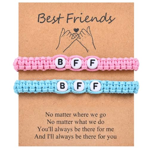 Pulseras de mejor amiga ajustables que solucionan el desgaste del juego diario