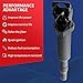 DrCax OEM Ignition Coil UF592 C1638 Compatible with BMW 325Ci 328i 330Ci 335i 525i 528i 530i 535i 545i 745Li X3 X5 M5 M6 Z4 Mini Cooper - 2.5L 3.0L 4.4L 4.8L Engines - 1 Pack