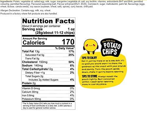 IRVINS Salted Egg Potato Chips Crisps 105g (Pack of 3) - Thumbnail 3