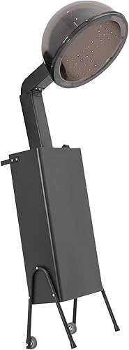 Secador de pelo profesional de salón con temporizador de 1200 W, secador de pelo con capucha ajustable para uso doméstico y de salón, 3 ajustes de