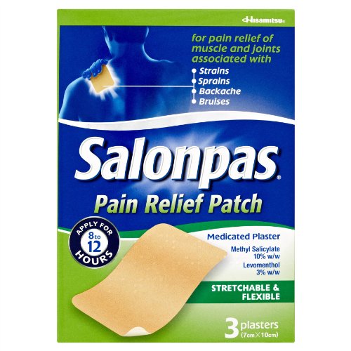5 x Salonpas Alivio Del Dolor Parches 3 unidades