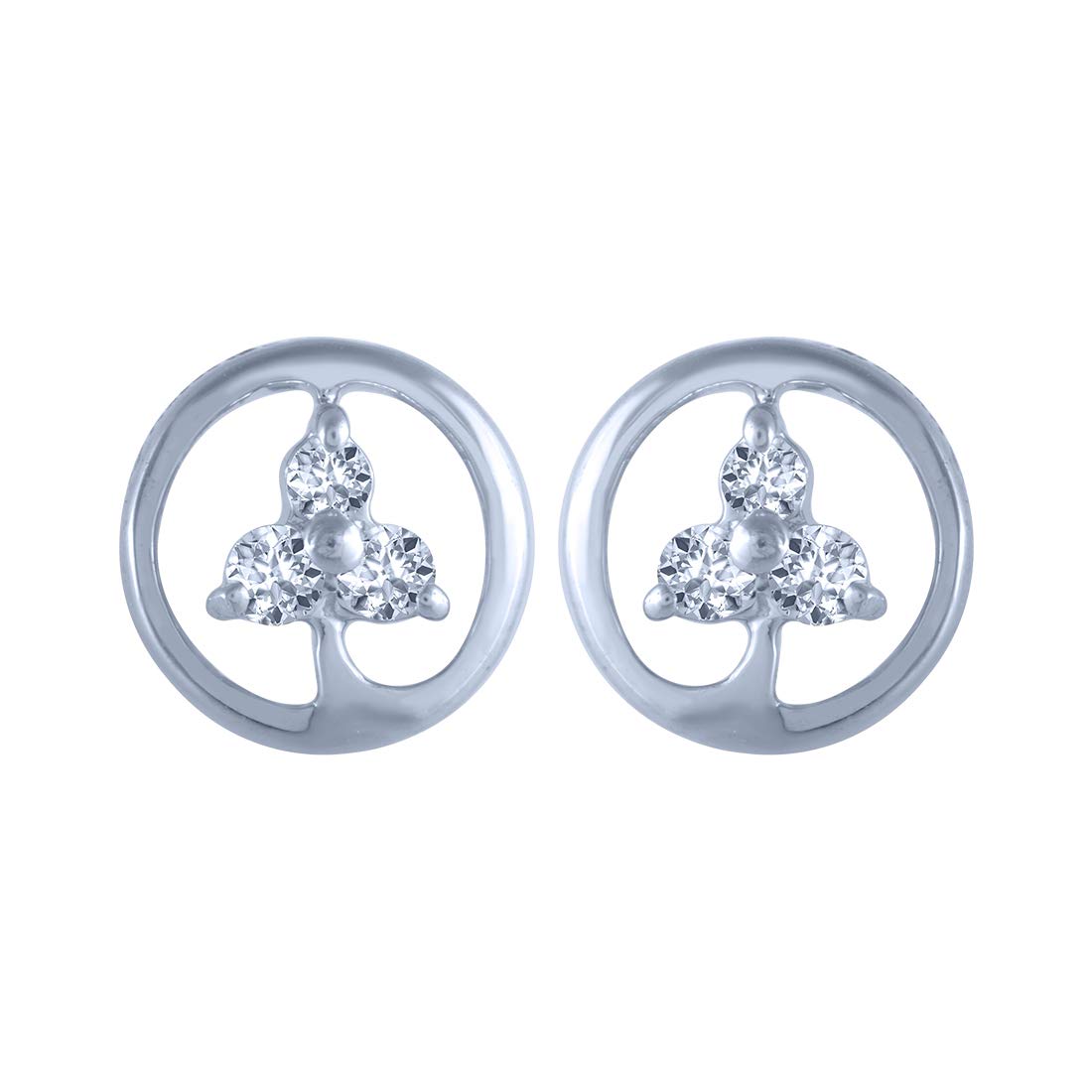 Gold and Diamond Stud Earrings for Women-image-27