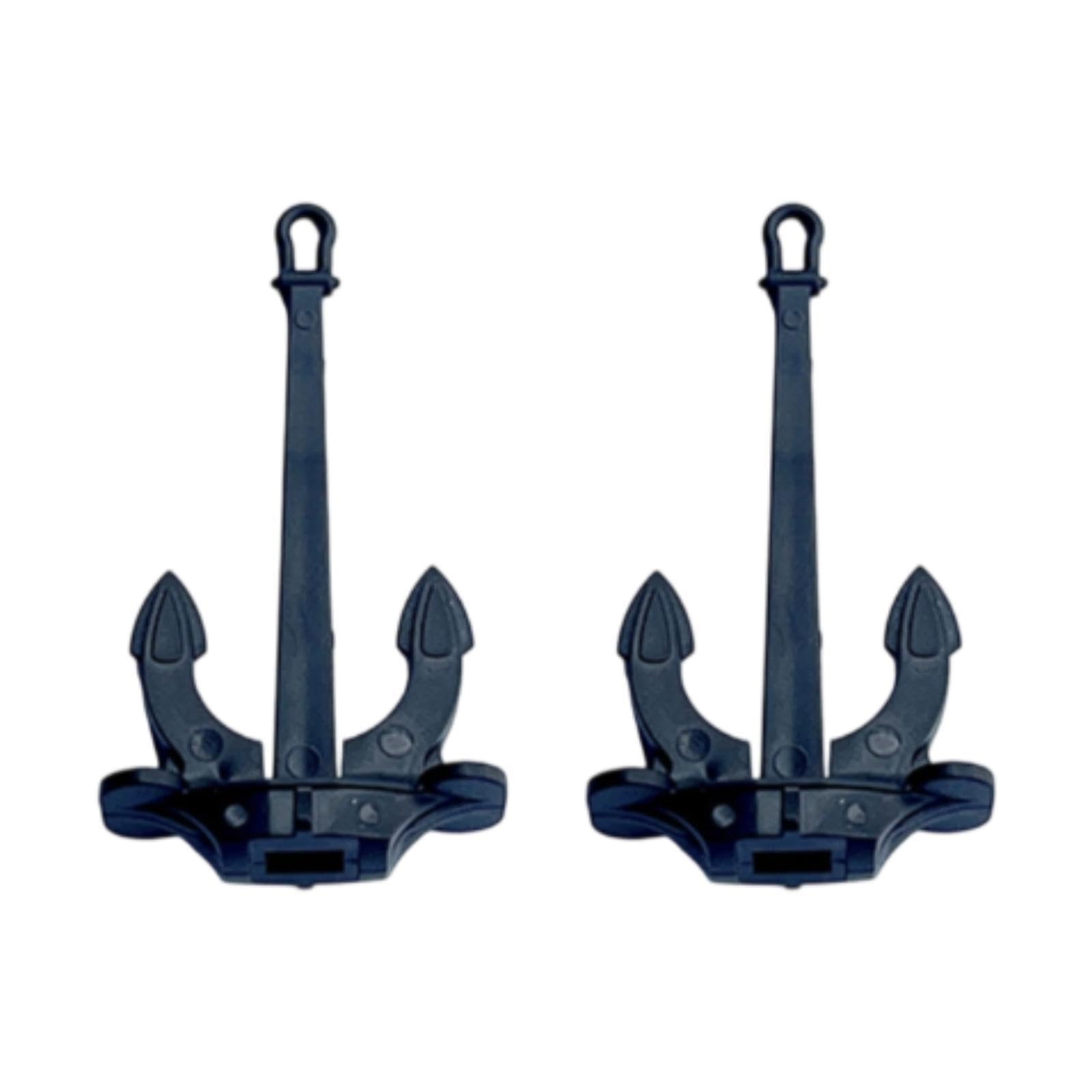 JunZheHub 2Pcs RC Boat Anchors RC Boat Parts for Model Ship Making Accessories for Kids Adults, 3.5cmx6.4cm