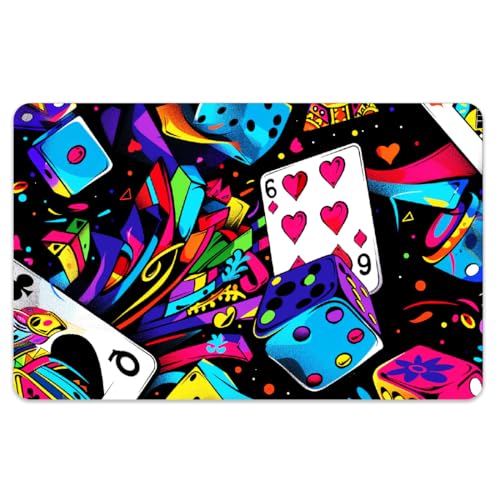 Adesivo per Carta Bancaria Carte da gioco con dadi di debito Protezione della pelle 4 Stili Scratch-Proof e Attraenti Decal per la Tessera EBT più Popolare per il Trasporto