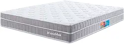 Colchão Casal Premium Molas Ensacadas com Espuma D33 Astronasa Cinza 138x188cm BF Colchões