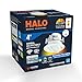HALO RA 4 inch LED Recessed Light Trim with Adjustable Gimbal, Selectable Lumens and Selectable Color Temperature, Dim-to-Warm Feature, Damp Location Rated RA4LS9FSD2W1EWH