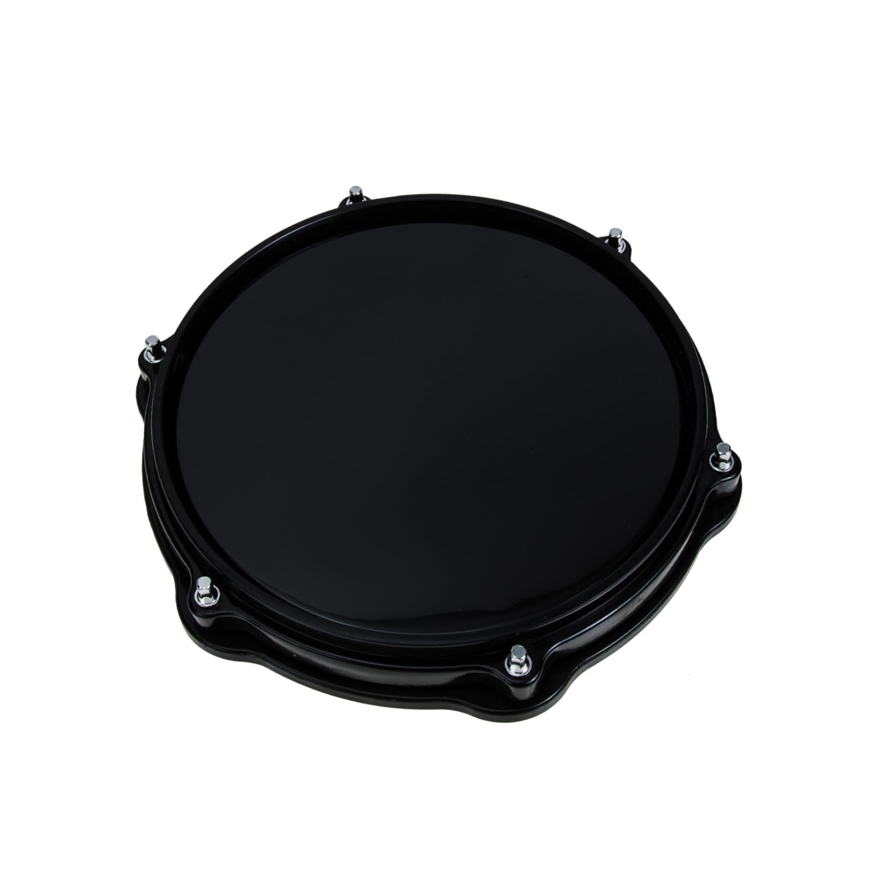 Alasum Alfombrilla de Práctica para Batería de Goma 10 Pulgadas, Tapete Antiruido para Bateristas Principiantes, Pad de Batería Metrónomo Integrado, Accesorio para Entrenamiento Básico