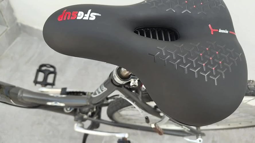 Dual Pad dempend fietszadel, zacht, verstelbaar, comfortkussen voor fiets, minder wrijving, fietszadel, vervanging van het zadel, marathon fiets, mountainbike