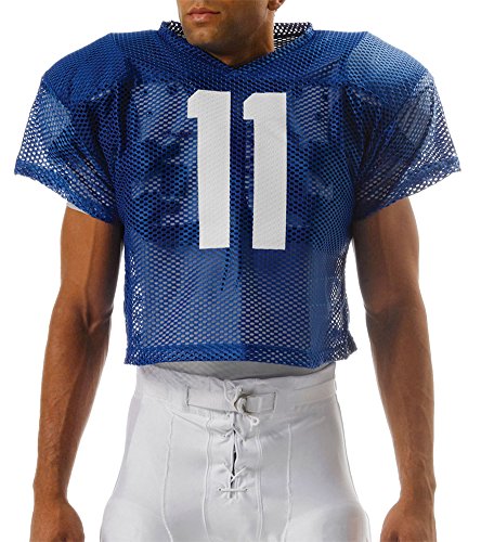 A4 Youth All Porthole Practice Jersey, Royal, XX-Large