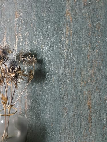 NEWROOM Papier peint Anthracite Couleur Unie Intissé - Moderne Gris Cuivre Structure Métallique Couleur Unie