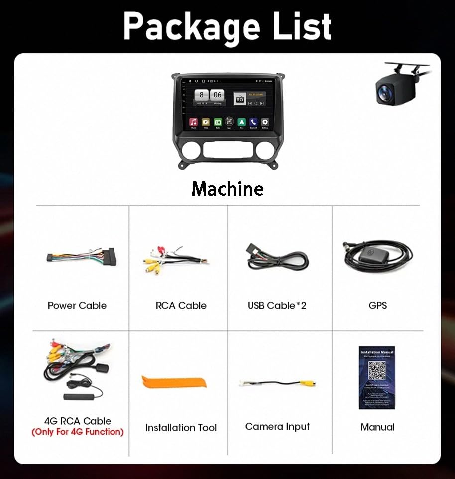 Navegación GPS 4G+64G y radio coche 2 DIN compatible con mandos al volante 7